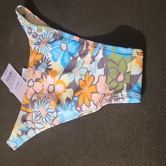 Wild Fable Floral Bikini - Blue, Yellow, Brown Set Size XS (0-2) - Picture 6 of 11